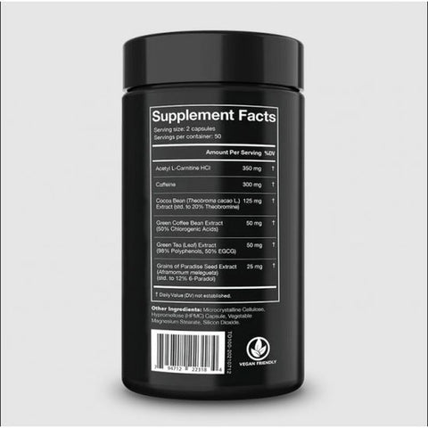 Jnx The curse The Omen Fat Burner Acety L-carnitine + Green Tea 100 CAPS