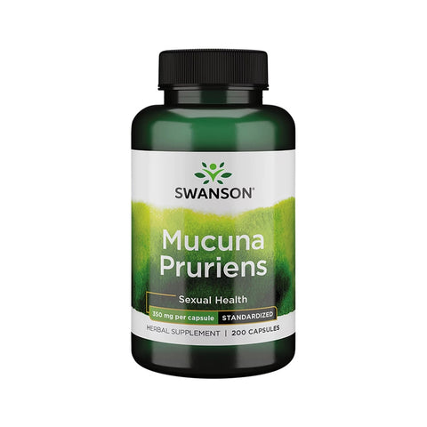 Swanson Dopa Mucuna Testo booster Pruriens 350 mg 200 Capsules