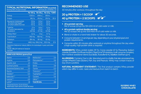 USN Isozero İsolate(izole) Whey Protein Zero sugar 1800 Kg