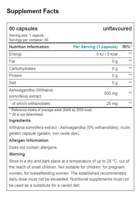 Nutrend Ashwagandha KSM66 60 Capsul