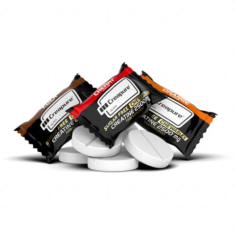 Amix Black Line Creatine Creapure 2500mg 60 Chewable Tabs Zero Sugar