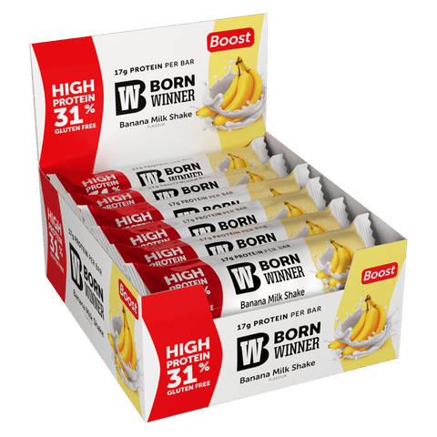 BORN WINNER Boost Protein Bar Box / 12 x 75 g