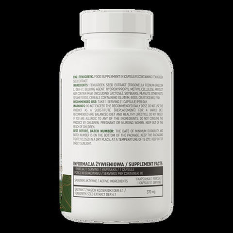OstroVit Fenugreek VEGE Çemen otu tozu 90 capsules
