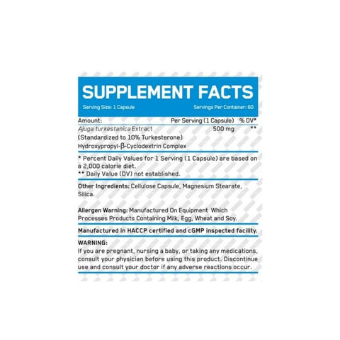 Everbuild Turkesterone 60 Kapsül - Supplementhane