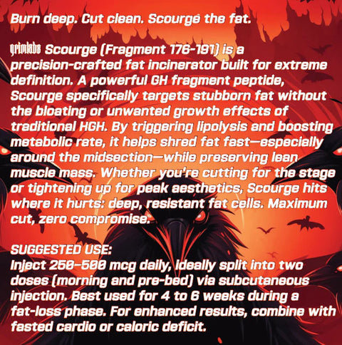 Grimlabs Scourge - Fragment 176-191 5MG & Bacteriostatic Water