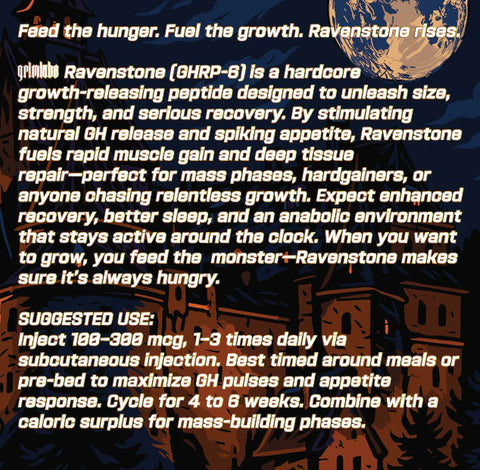 GRİMLABS Ravenstone - GHRP 6 10mg & Bacteriostatic Water