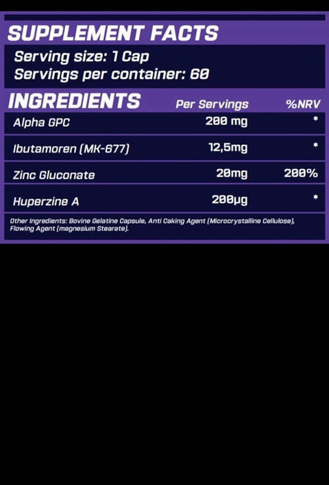 Grimlabs Mk677 60 Kapsül - 12,5 mg - Supplementhane