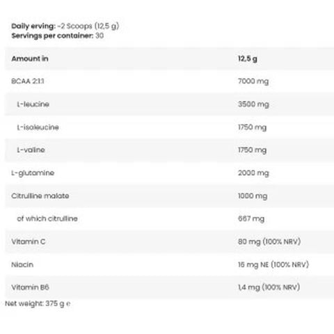 Kevin LEVRONE İce BCAA GLUTAMİN CİTRULLİNE MALATE 375 g