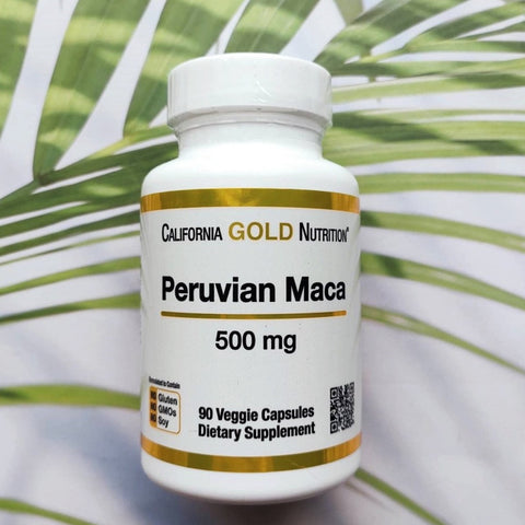 California Gold Nutrition Peruvian Maca 500 mg 90 kapsül
