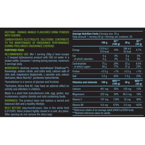 BioTech USA Isotonic Energize Pump(Kalsiyum+Magnezyum+C vitamin) 600 g