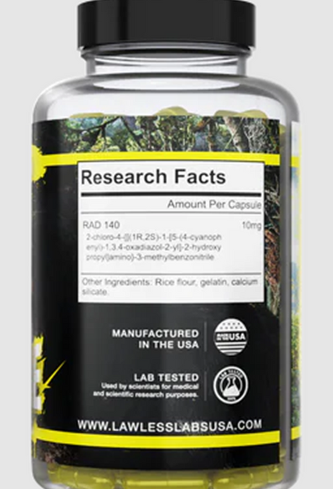 Lawless Labs Testolone Rad140 90 Kapsül