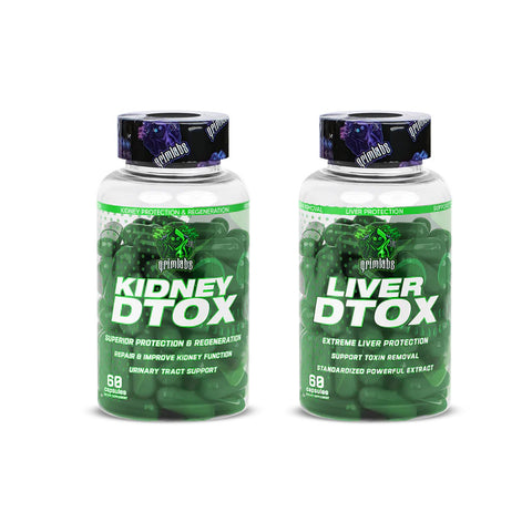 Gri̇mlabs Dtox Pack Ki̇dney Dtox Li̇ver Dtox Set