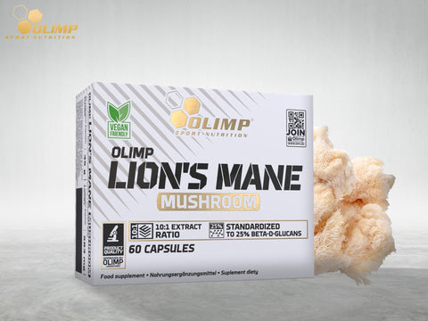 OLIMP Lion's Mane Mushroom Aslan yelesi mantarı 500 mg 60caps