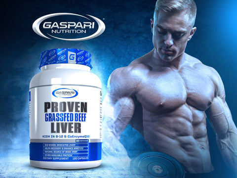 Gaspari Nutrition Proven Liver Grassfed Beef Liver Bovine 120 Caps