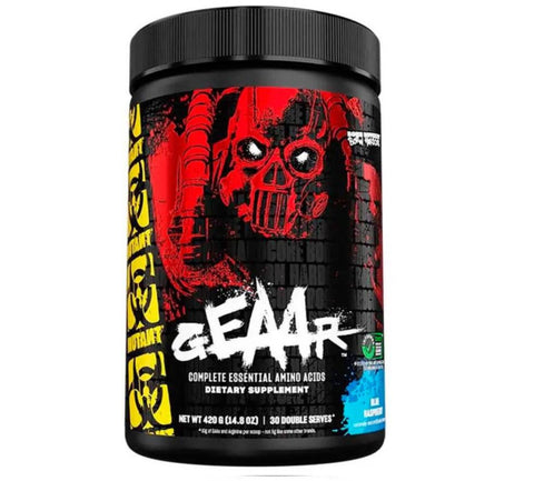 Mutant GEAAR - 9.4g of EAA Amino Powder + Arginine, 7g BCAAs, 4g Leucine, Electrolytes