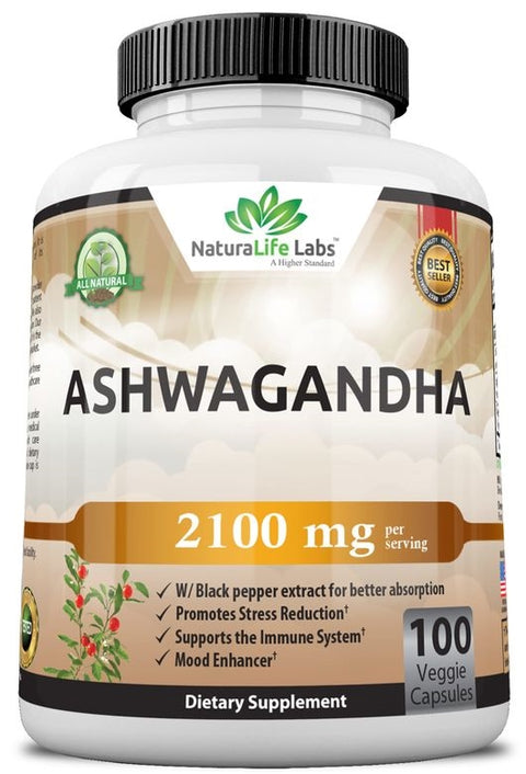 Naturalife Ashwagandha 2100 mg 100 Kapsül