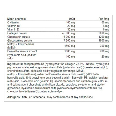 Nutrend Animal Flex - Glukozamin Gold Drınk, 400 Grams