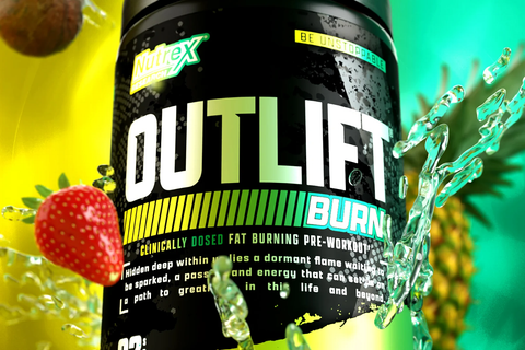 Nutrex Outlift Burn Clinically Dosed Fat Burning PreWorkout