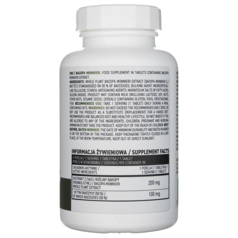 OstroVit Bacopa Monnieri VEGE 90 tablet