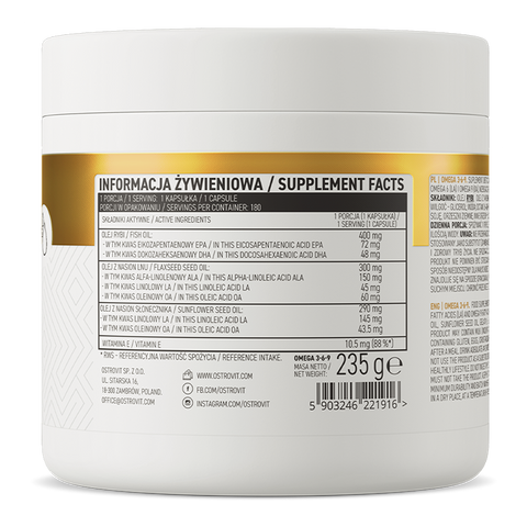 Ostrovit Omega 3 3-6-9 180 Caps