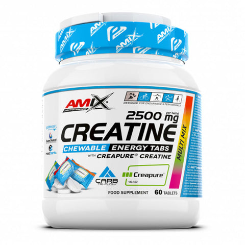 Amix Performance Creatine 2500 mg Chewable Energy Tabs