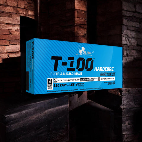 OLIMP T-100 GH HARDCORE, Test Booster+Tribulus 120 caps