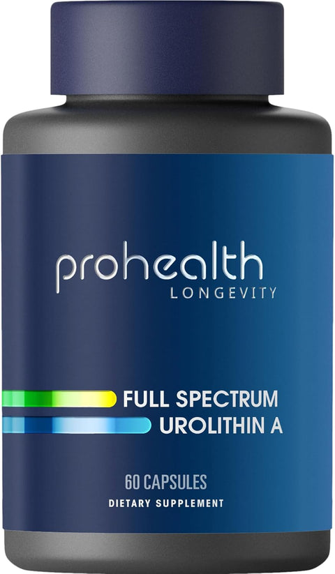 ProHealth Full Spectrum Urolithin A Healthy Aging with Brain Memory Pomegranate & Red Grape 60 Caps