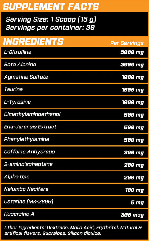 GRIMLABS REAPER RESURRECTION DEMON BREW 30 SERVINGS PREWORKOUT+MK2866 OSTARİNE