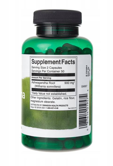 Swanson Ashwagandha 450 mg 100 Kapsül - Supplementhane
