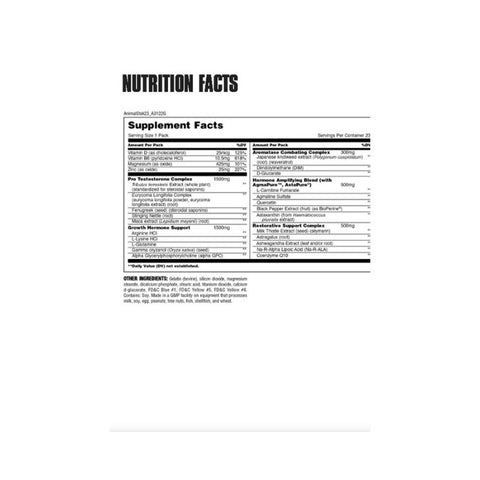 Universal Animal Stak 21 Paket USA Versiyon - Supplementhane