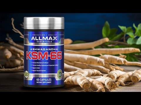 ALLMAX Ashwagandha KSM66 300 mg 60 Veggie Caps