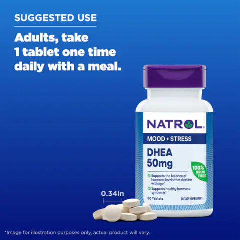 Natrol DHEA 50 mg 60 Tablet