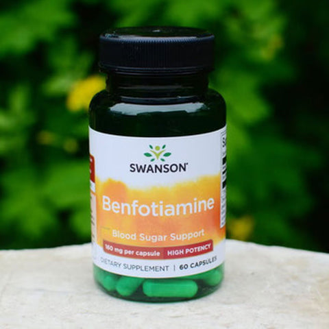 Swanson Benfotiamine High Potency 160 mg 60 Capsules