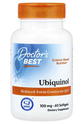 Doctor's Best Ubiquinol Coenzyme Q10 100 mg 60 Softgels