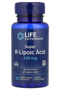 Life Extension Super R-Lipoic Alpha lipoic Acid Antioxidants 60 Caps