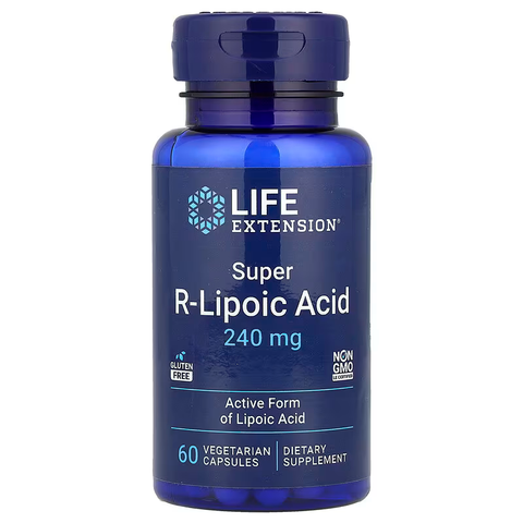 Life Extension Super R-Lipoic Alpha lipoic Acid Antioxidants 60 Caps