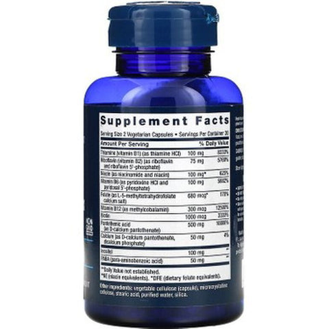 Life Extension BioActive Complete B Vitamin Complex 60 Vegetarian Capsules