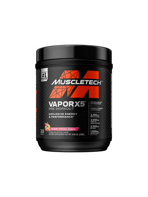 MuscleTech Vapor X5 Pump Preworkout 30 Servis