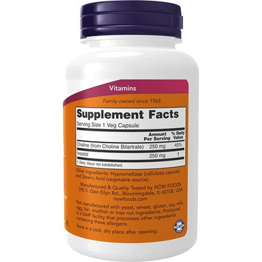 Now Choline & Inositol 100 Veg Kapsül