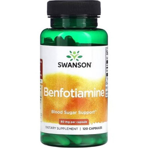 Swanson, Benfotiamine, 80 mg, 120 caps