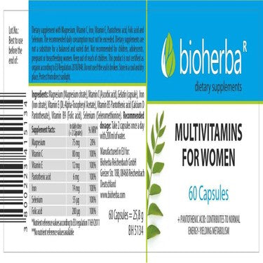 Bioherba Multivitamins For Women 60 Capsul
