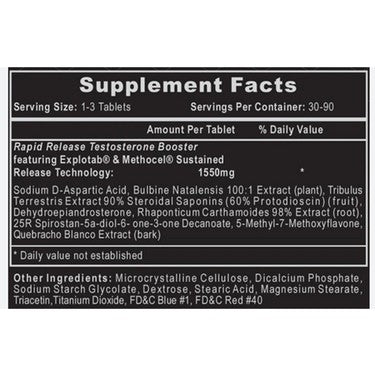 Hitech Bulasterone Daa Aspartic Acid + Tribulus Testo booster 90 Tablet