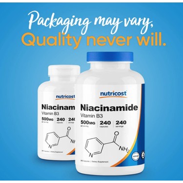Nutricost Niacinamide 500 mg 240 capsules
