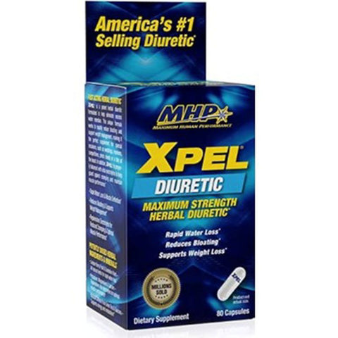 MHP XPEL Maximum Strength Herbal Diuretic Fat burner 80 Capsules