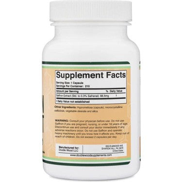 DOUBLE WOOD Saffron Extract 210 Caps