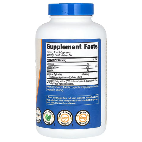 Nutricost Spirulina Greens & Superfoods 180 Capsules