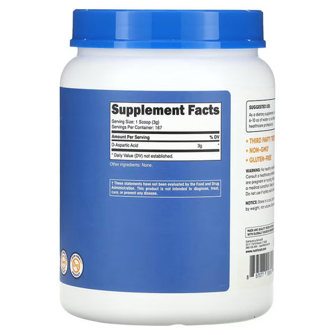 Nutricost D-Aspartic Acid Daa Unflavored 500 g