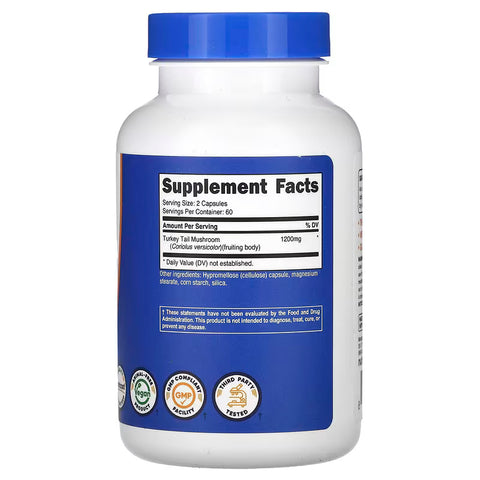 Nutricost Turkey Tail Mushroom 120 Capsules