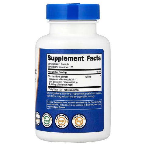 Nutricost Wild Yam Root 120 Capsules