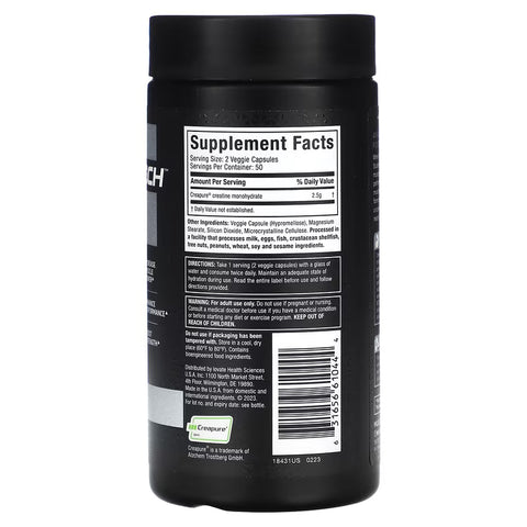 MuscleTech Platinum Creatine Monohydrate 100 Caps
